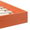 vidaXL Bedframe Wasbruin 90 x 210 cm Massief grenenhout