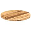 vidaXL Tafelblad rond &Oslash; 90x3,8 cm massief ruw mangohout