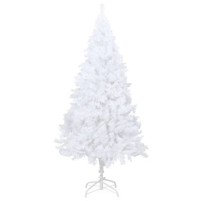 vidaXL Kunstkerstboom met verlichting dikke takken 240 cm wit