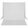 vidaXL Fotostudioset met verlichtingsset achtergrond en reflector