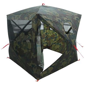 vidaXL Jacht Tent Camouflage 2-persoons Polyester en staal