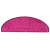 vidaXL Trapmatten 30 stuks 65x21x4 cm Roze Halfrond Groot