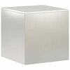 vidaXL Plantenstandaard zilver 40 x 40 x 40 cm Staal