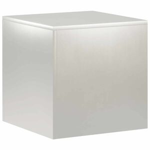 vidaXL Plantenstandaard zilver 40 x 40 x 40 cm Staal
