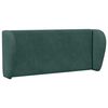 vidaXL Hoofdbord oor Groen 40 x 23 x 6 cm Fluweel