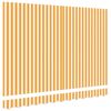 vidaXL Vervangingsdoek voor zonnescherm Geel en Wit 280 x 195 cm