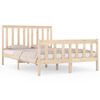 vidaXL Bedframe massief grenenhout 135x190 cm