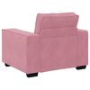 vidaXL Sofastoel Roze 100x78x84 cm Fluweel