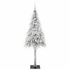 vidaXL Kerstboom met 300 LED met standaard Wit 180 cm PE en staal