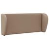 vidaXL Hoofdbord oor Tan 40 x 23 x 6 cm PVC