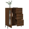 vidaXL Dressoir 69,5x34x90 cm bewerkt hout bruin eikenkleur