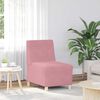 vidaXL Modulaire Bankeenheid Armlos 2 pcs Roze 55 x 74 x 82 cm Fluweel