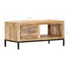 vidaXL Salontafel 88x50x42 cm massief mangohout