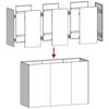 vidaXL Plantenbak 120x40x80 cm koudgewalst staal antracietkleurig