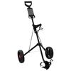 vidaXL Golf trolley Zwart 66 x 65 x 112 cm IJzer
