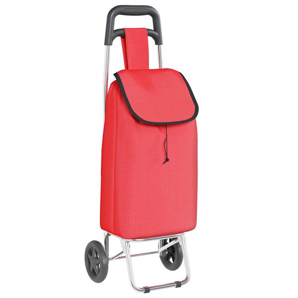 vidaXL Winkel trolley Rood 35 x 28 x 92 cm Oxford stof