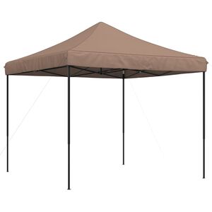 vidaXL Partytent inklapbaar pop-up 292x292x315 cm bruin