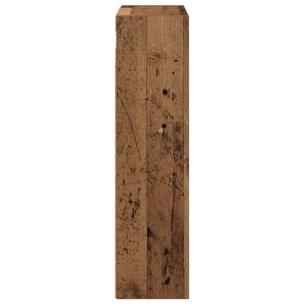 vidaXL Badkamer wandkast Oudhout 40 x 16 x 62,5 cm Geconstrueerd hout