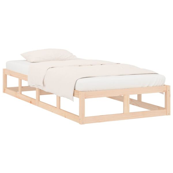 vidaXL Bedframe massief hout 90x200 cm