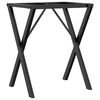vidaXL Eettafelpoten X-frame 60x40x73 cm staal