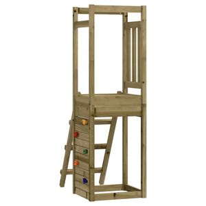 vidaXL Speelhuis 53x46,5x169 cm ge&iuml;mpregneerd grenenhout