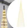 vidaXL LED-kerstboom 3000 LEDs warm wit 800 cm