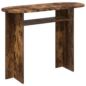 vidaXL Wandtafel Gerookt eiken 100 x 39,5 x 75 cm Bewerkt hout