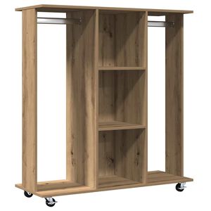 vidaXL Kledingkast met plank artisanaal eikenkleurig 102 x 38 x 110 cm