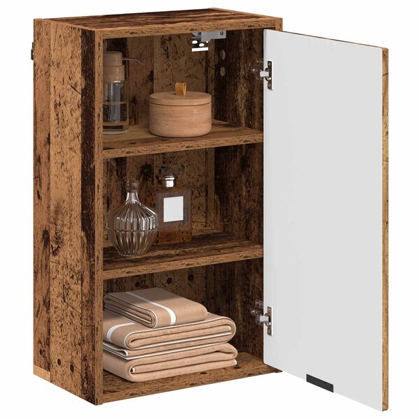 vidaXL Badkamer Kast Oud Hout 39 x 23,5 x 65 cm Bewerkt hout & Metaal
