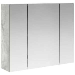 vidaXL Badkamer spiegelkast Beton Grijs 60 x 14,5 x 50 cm Bewerkt hout