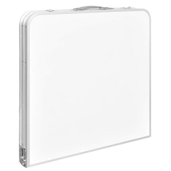 vidaXL Campingtafel inklapbaar en verstelbaar 120x60 cm aluminium