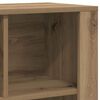 vidaXL Dressoir Artisan Eiken 80 x 30 x 53 cm Bewerkt hout