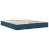 vidaXL Ottoman bedframe zonder matras 160x200 cm fluweel donkerblauw