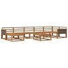 vidaXL Buiten bankenset 8 pcs Naturel Massief Acaciahout