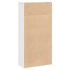 vidaXL Boekenkast 60x24x120 cm bewerkt hout wit