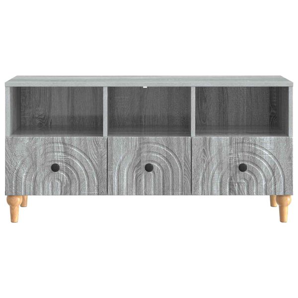 vidaXL TV-kast Grijze Sonoma 102 x 34,5 x 50 cm Geconstrueerd hout