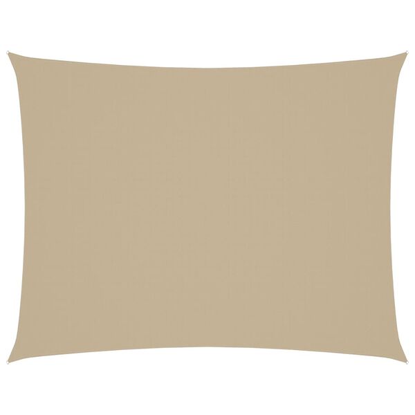 vidaXL Zonnescherm rechthoekig 2x3 m oxford stof beige