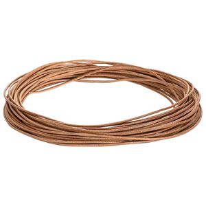 vidaXL Leren Koord 1 Bruin &Oslash;1 mm x 10 m Leer