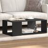 vidaXL Salontafel 89,5x48x30 cm bewerkt hout zwart