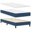 vidaXL Boxspringbed met matras Blauw 200 x 90 cm Polyester
