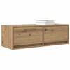 vidaXL Tv-meubel 80x31x25,5 cm bewerkt hout artisanaal eikenkleur