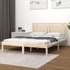 vidaXL Bedframe massief hout 150x200 cm