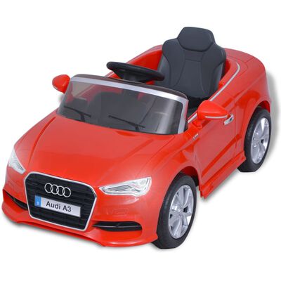 VidaXL Elektrische speelgoedauto met afstandsbediening Audi A3 rood
