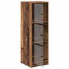 vidaXL Highboard Oud Hout 35 x 37 x 109 cm Bewerkt hout