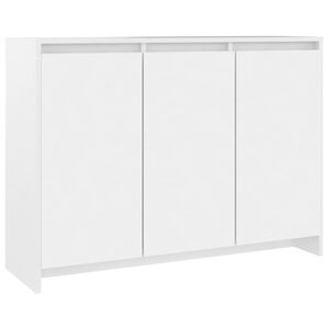 vidaXL Dressoir 102x33x75 cm bewerkt hout wit