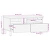 vidaXL Salontafel 80x54x40 cm massief mangohout bruin