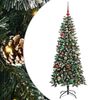 vidaXL Kunstkerstboom Groen 150 cm PVC en Plastic en Staal