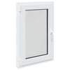 vidaXL Kelderraam RISOR 60 x 100 cm PVC en glas Wit