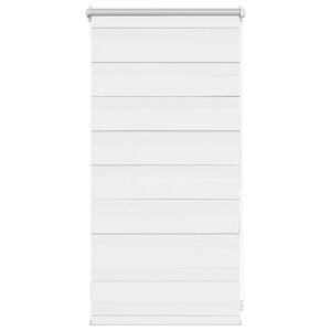 vidaXL Zebra rolgordijn 40,9 x 100 cm stofbreedte 36,7 cm wit