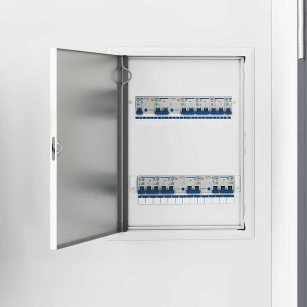 vidaXL Toegangs paneel Wit 63 x 33 x 3 cm Staal